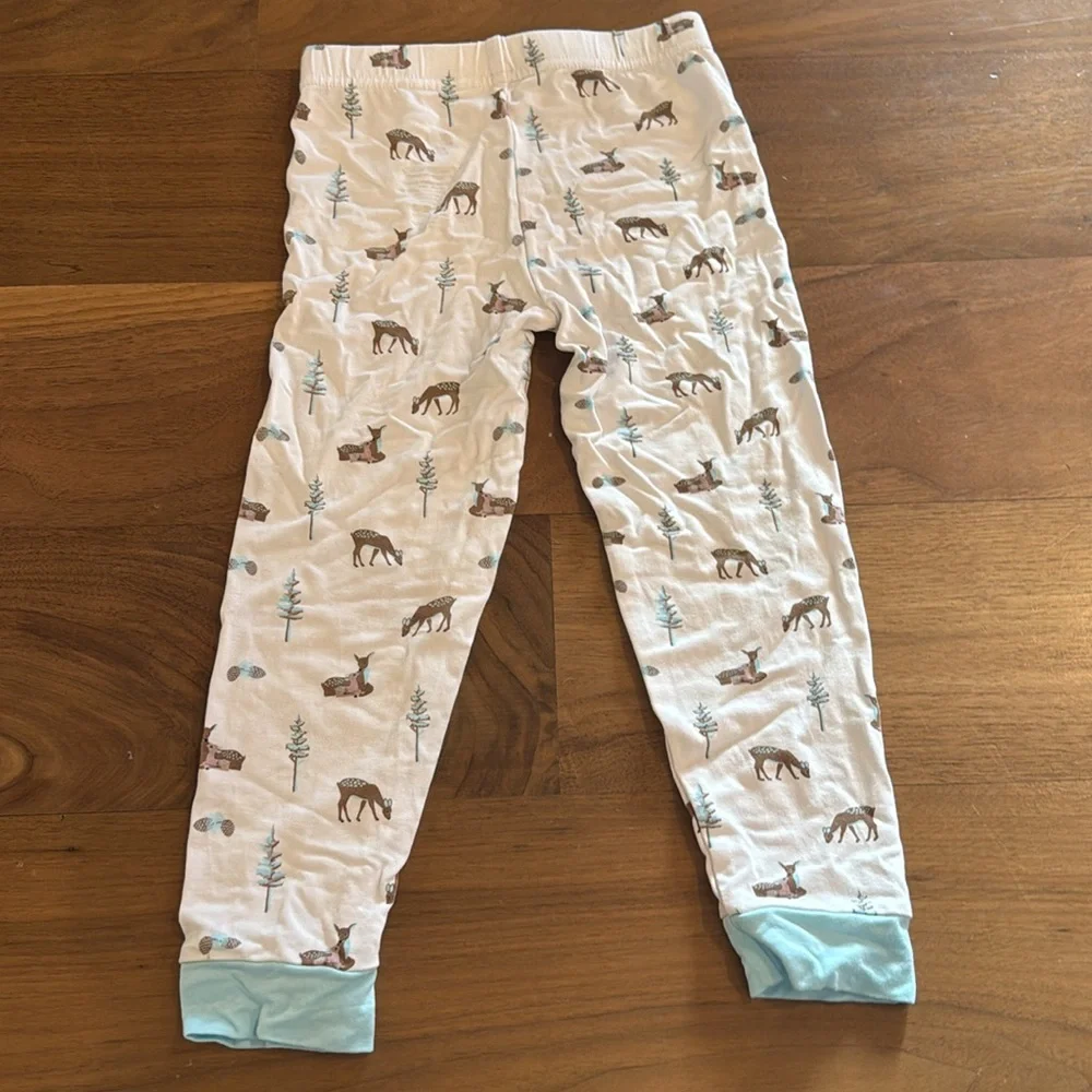 Bubble baby bamboo 2 piece fawn pajamas long sleeve size 3T